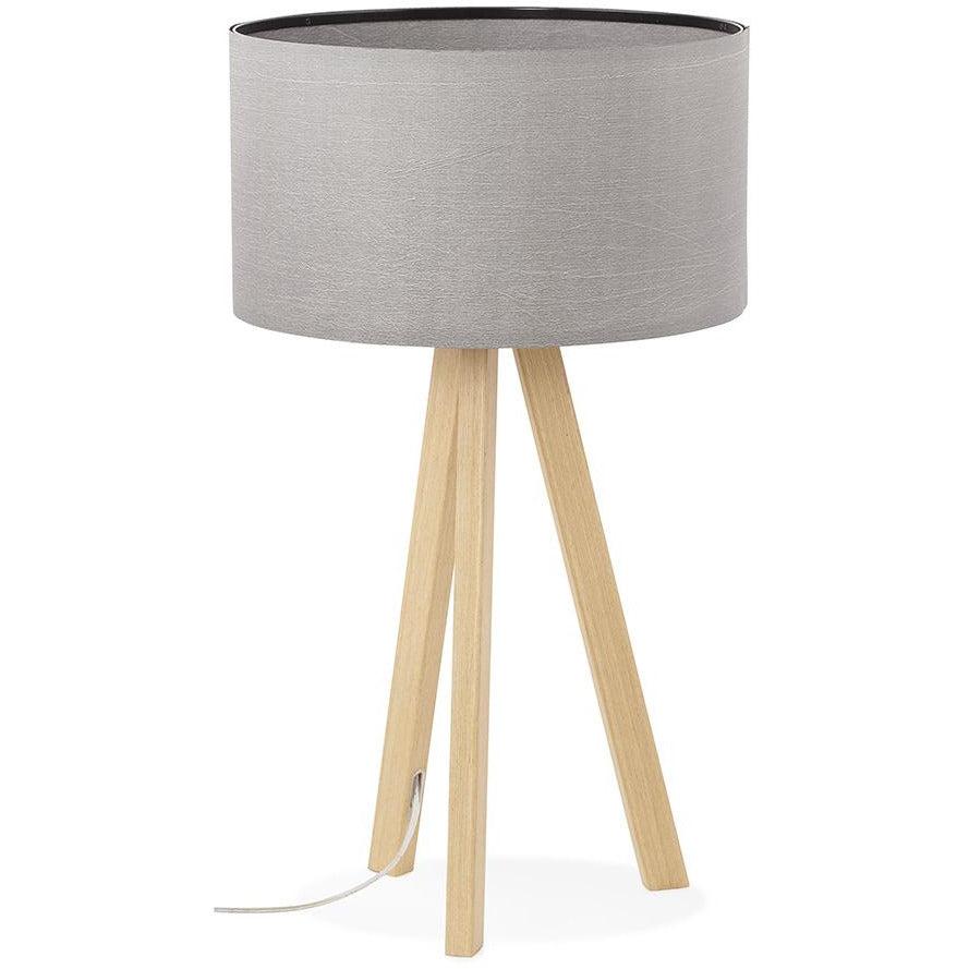 Bordlampe med lampeskærm - Trivet Grå