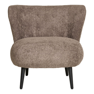 Covelo Loungestol - Loungestol, bouclé, brun/sort, HN1237