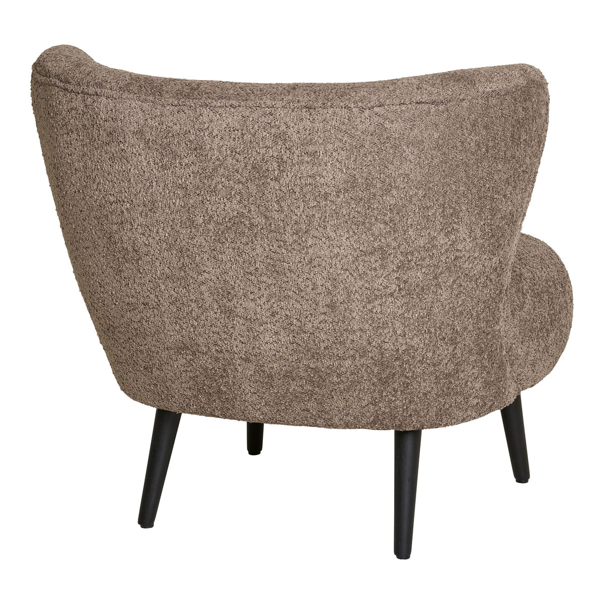 Covelo Loungestol - Loungestol, bouclé, brun/sort, HN1237