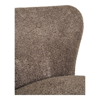 Covelo Loungestol - Loungestol, bouclé, brun/sort, HN1237