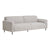 Salvador 3 Personers Sofa - 3 Personers sofa, bouclé, lysegrå, HN1253