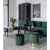 Lido 2,5 Personers Sofa - 2,5 Personers Sofa, mørkegrøn velour med to puder og natur træben, HN1006