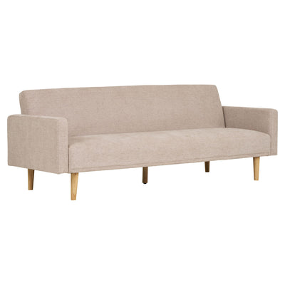 Kells Sovesofa - Sovesofa, mørk sand, natur ben, HN1085