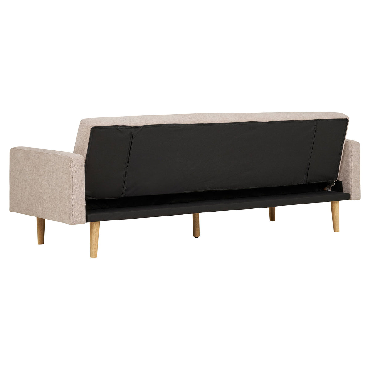 Kells Sovesofa - Sovesofa, mørk sand, natur ben, HN1085