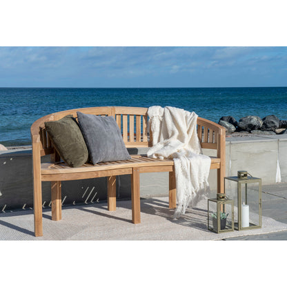 Boca Banan Bænk - Banana Bænk i teaktræ, natur