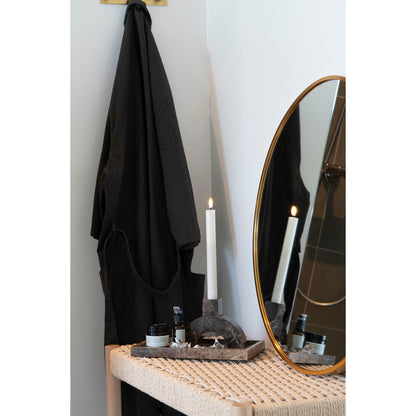 Abano Bænk - Bænk i poppel med vævet sæde, natur, 35x80x45 cm