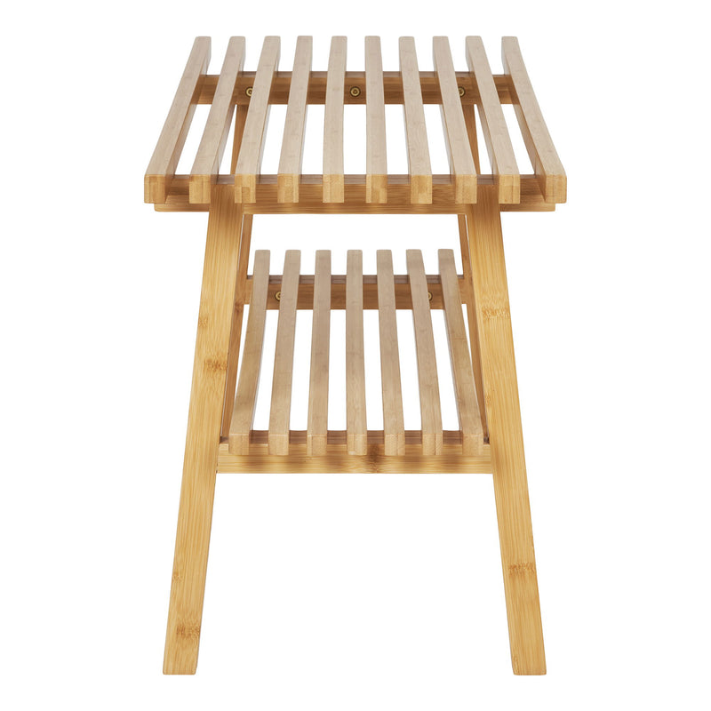 Ember Bænk - Bænk, bambus, natur 28x70x45 cm