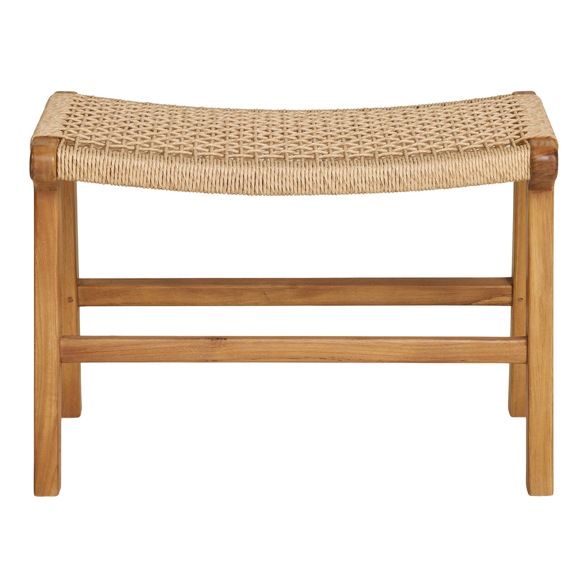 Derby Fodskammel - Fodskammel, teak/polyrattan, natur