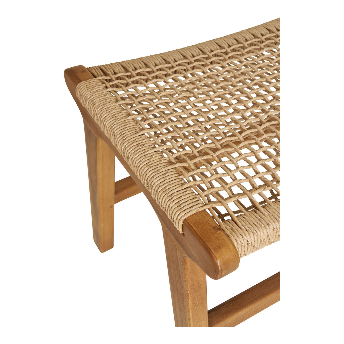 Derby Fodskammel - Fodskammel, teak/polyrattan, natur