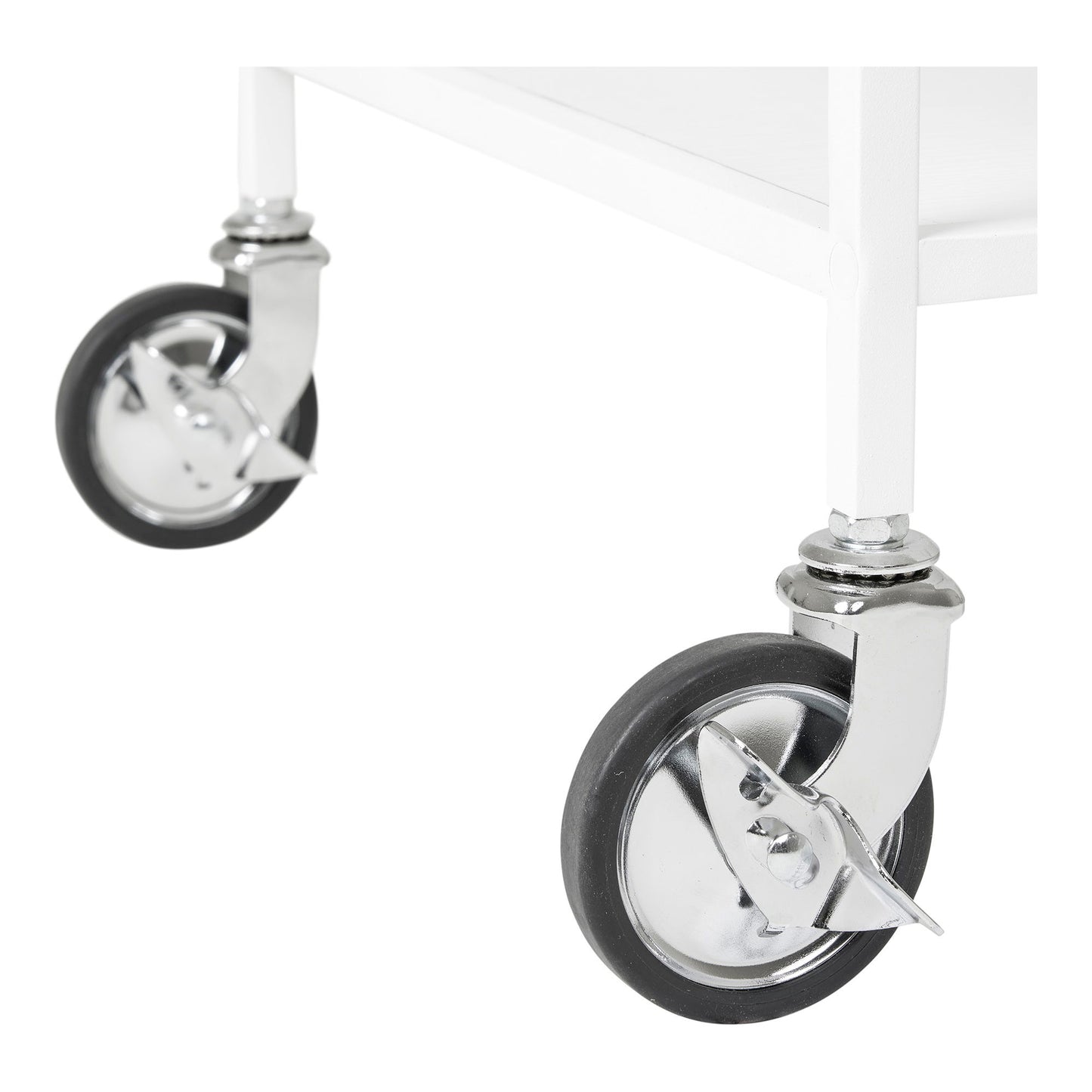 Vita Barvogn - Barvogn, 2 hvide hylder, hvidt stel 68x40x79 cm