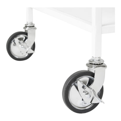 Vita Barvogn - Barvogn, 2 hvide hylder, hvidt stel 68x40x79 cm