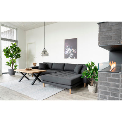 Toulon Sofabord - Sofabord, olieret eg med bølget kant 70x120xh50 cm