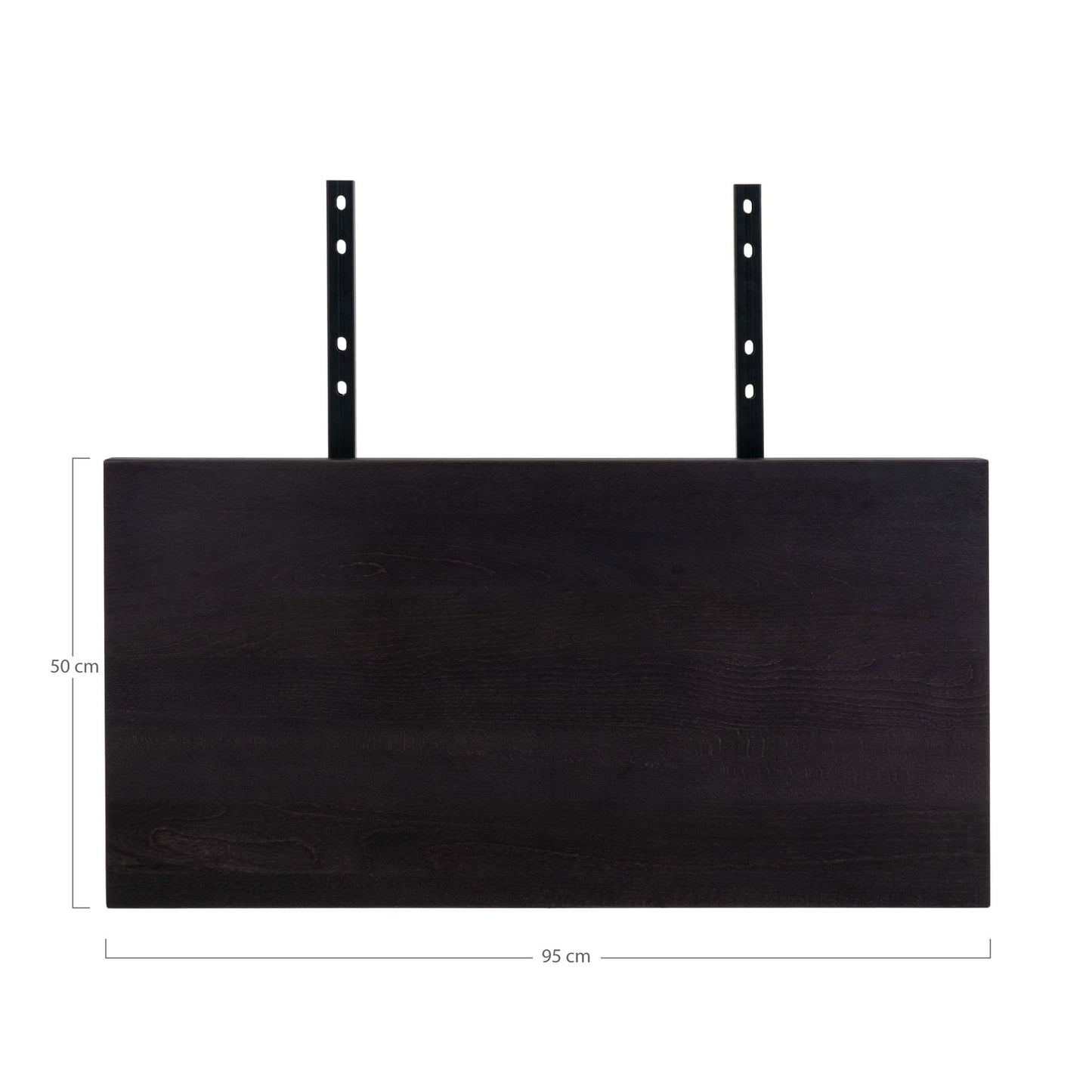 Tillægsplader Til Toulon/Montpellier/Bordeaux Bord - Sæt med to tillægsplader i sort eg med lige kant