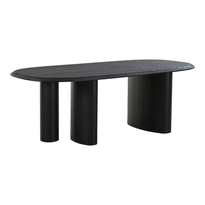 Tirano Spisebord - Spisebord, askefiner, sort 100x220x76 cm