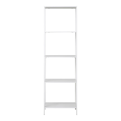 Vita Reol - Reol, 5 hylder, hvid, hvidt stel 51x36x170 cm