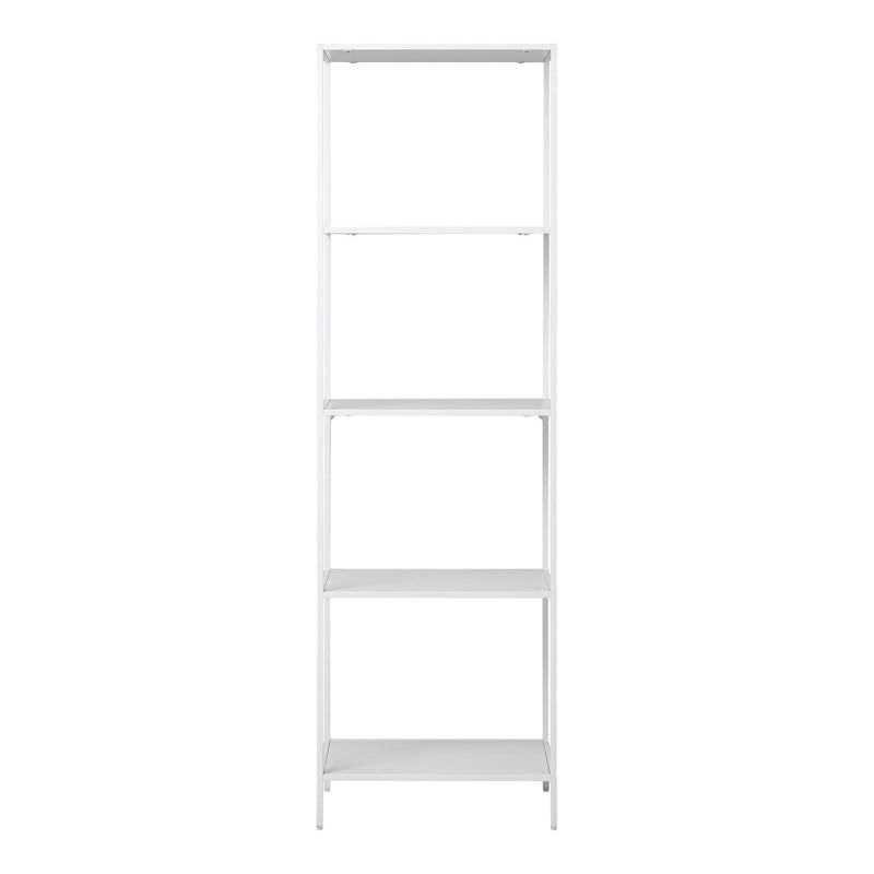 Vita Reol - Reol, 5 hylder, hvid, hvidt stel 51x36x170 cm