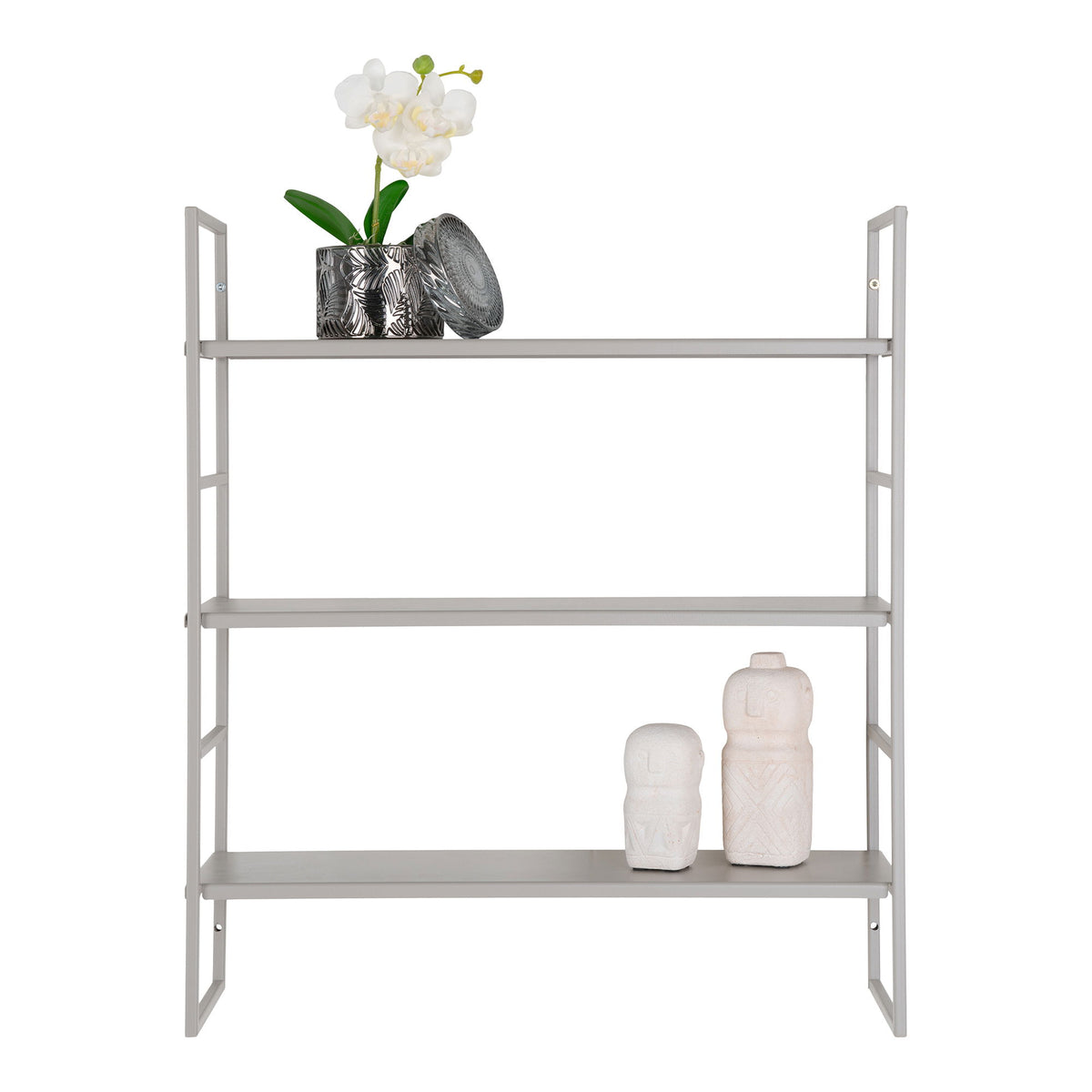 Beja Væghylde - Væghylde, stål, cool grey, 3 hylde 48x17x55 cm
