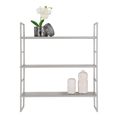 Beja Væghylde - Væghylde, stål, cool grey, 3 hylde 48x17x55 cm