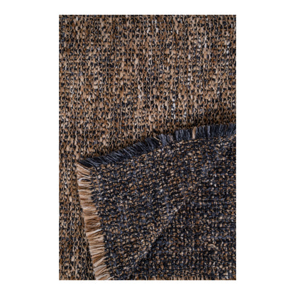 Ely Plaid - Plaid, blå/gul 130x170 cm