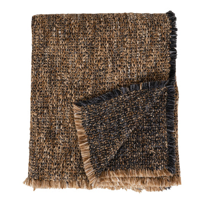 Ely Plaid - Plaid, blå/gul 130x170 cm