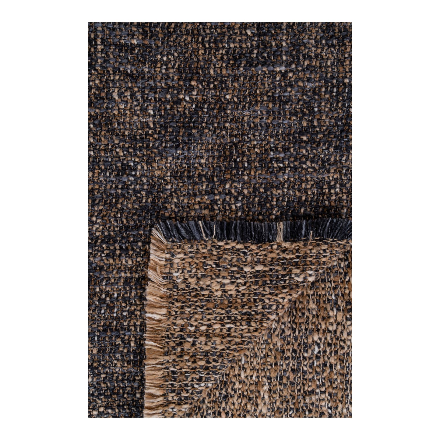 Ely Plaid - Plaid, blå/gul 130x170 cm