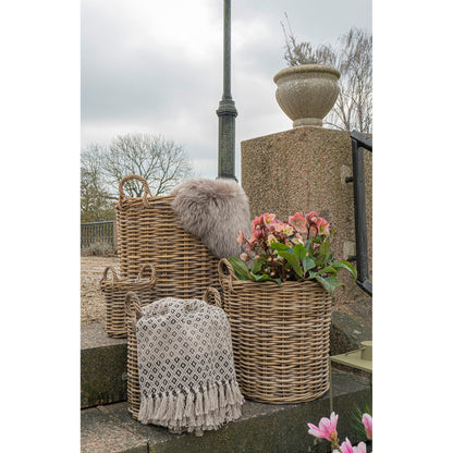 Alanya Plaid - Plaid, brun/beige/hvid 130x180 cm