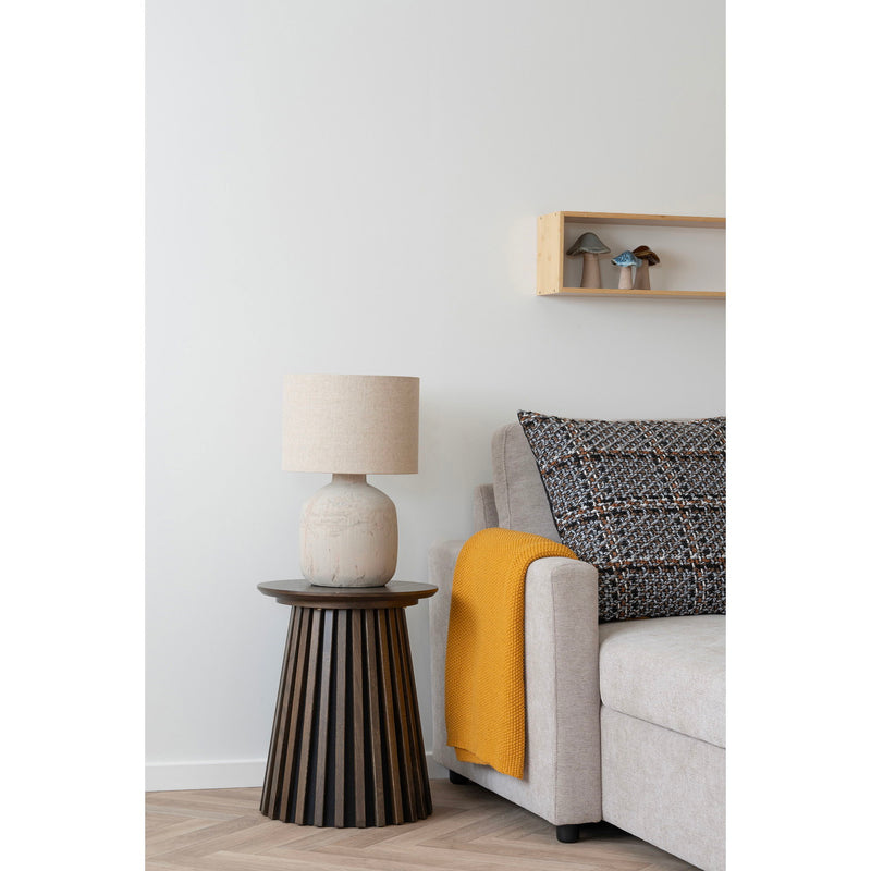 Santos Plaid - Plaid, genanvendt bomuld, okker 130x170 cm