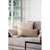 Cort Plaid - Plaid, bomuld, råhvid/beige, design B 130x160 cm