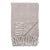 Cort Plaid - Plaid, bomuld, råhvid/beige, design B 130x160 cm