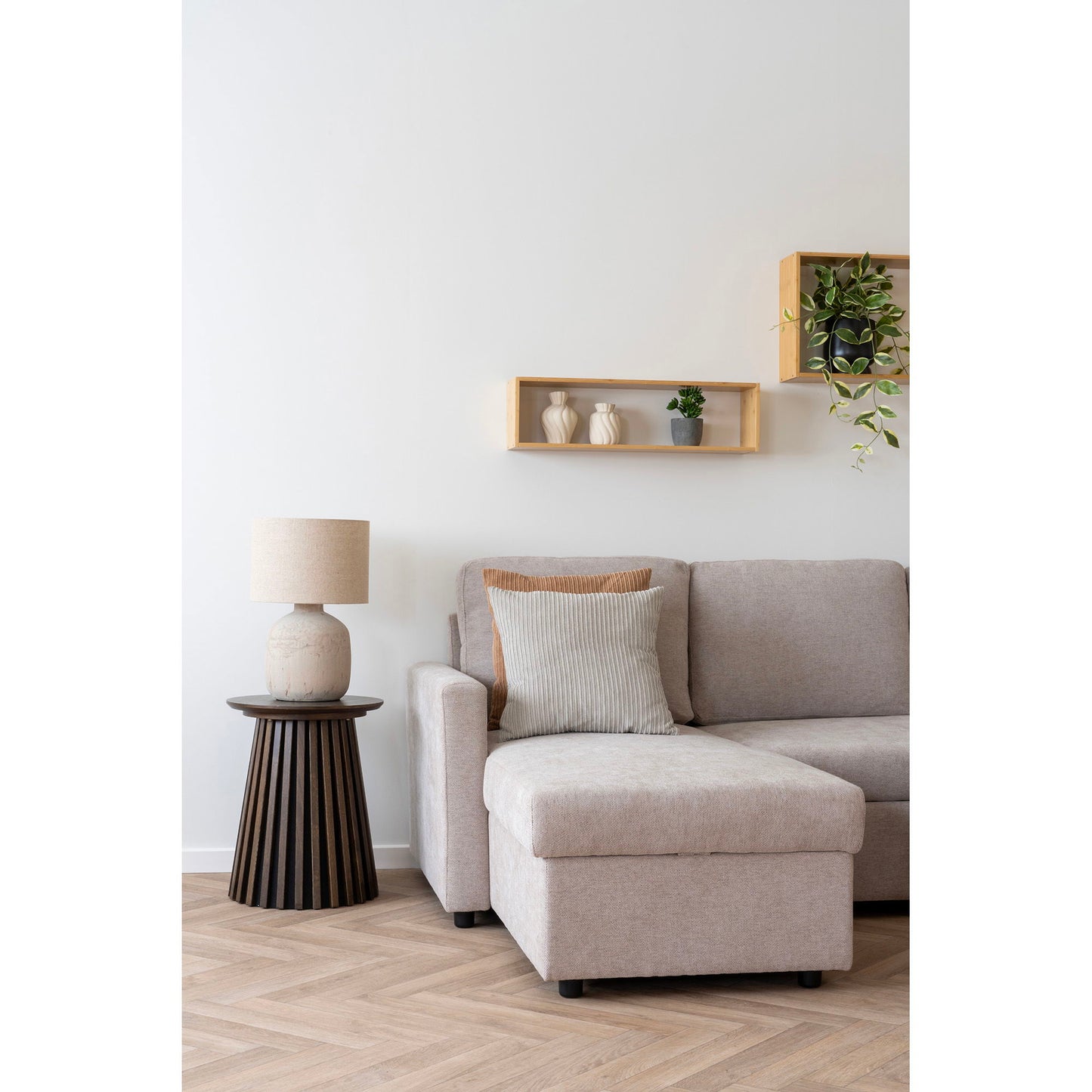 Kobe Pude - Pude, sand 45x45 cm