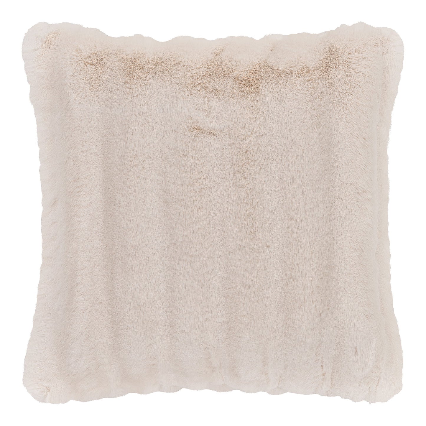 Galena Pude - Pude, imiteret pels, hvid 45x45 cm