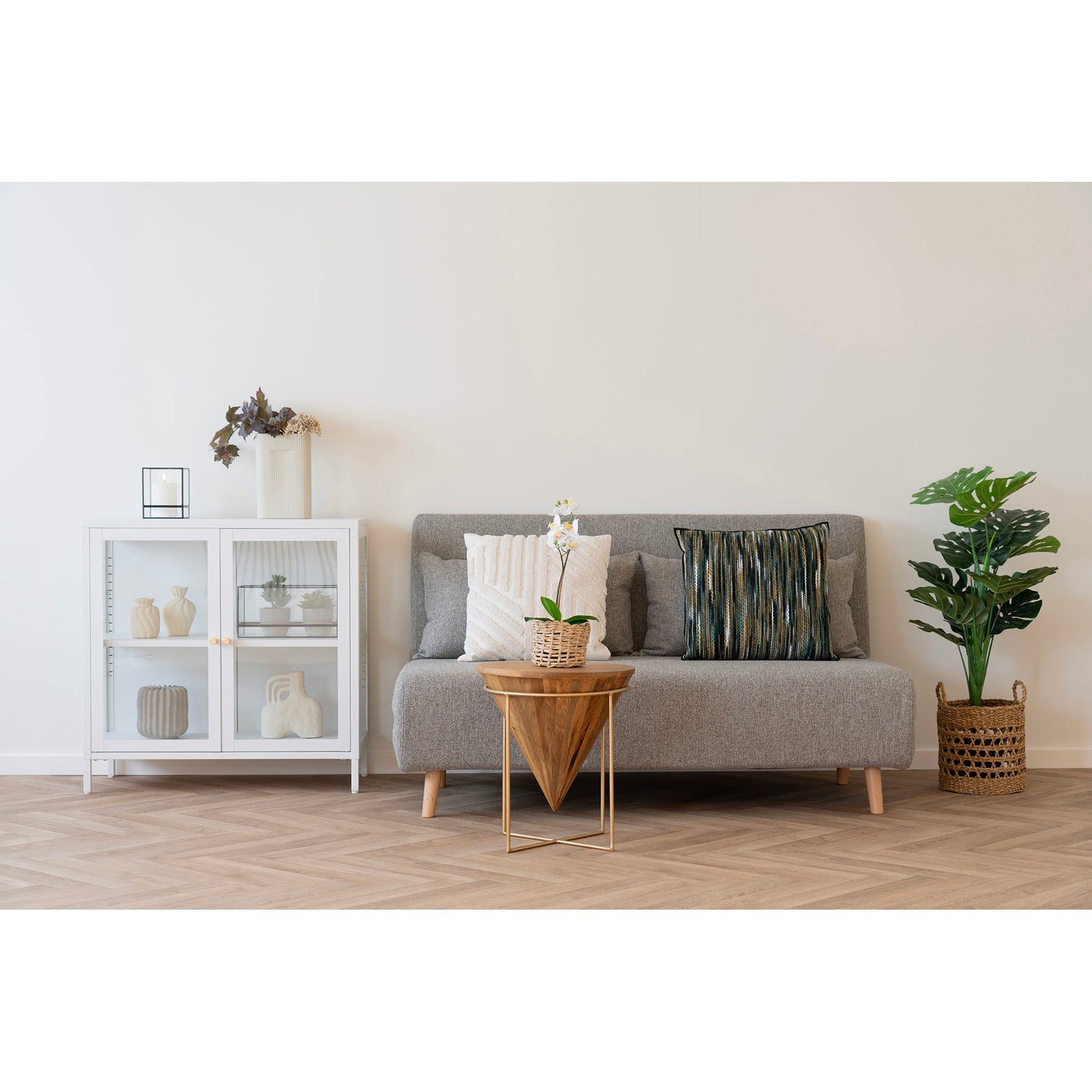 Geelong Pude - Pude, natur mix 45x45 cm