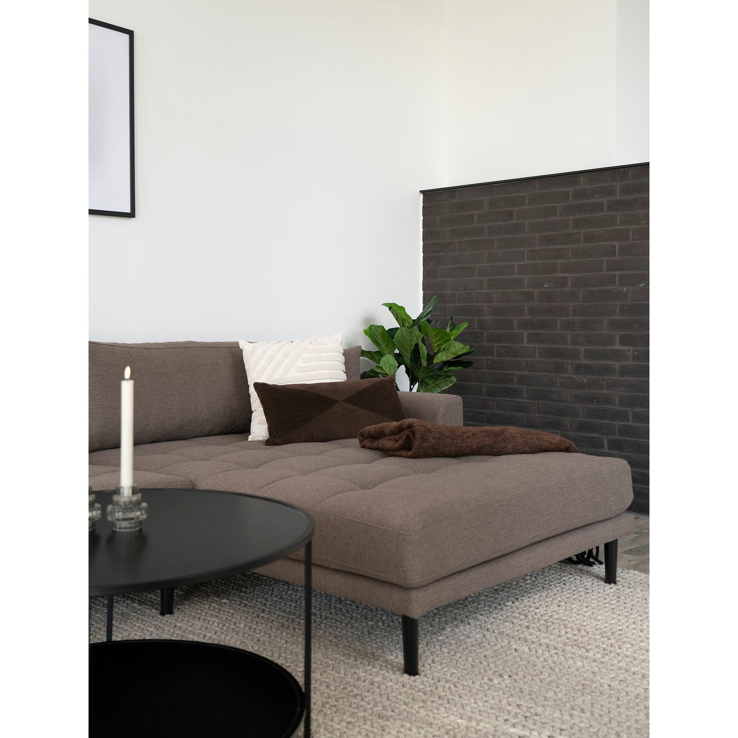 Griffith Pude - Pude, brun 30x60 cm