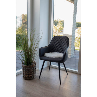 Lammeskindshynde Imiteret - Lammeskindshynde Imiteret, hvid, ø35 cm