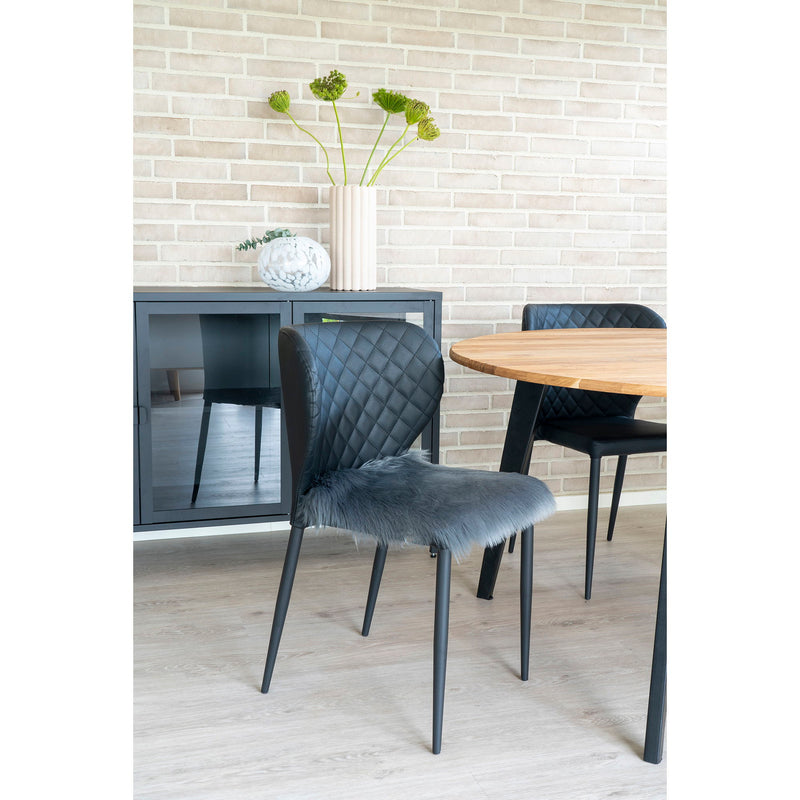 Lammeskindshynde Imiteret - Lammeskindshynde Imiteret, grå, 40x40 cm