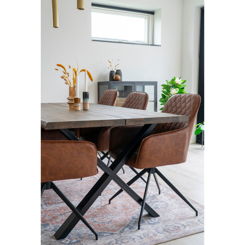 Havana Tæppe - Tæppe, orange/blå 160x230 cm