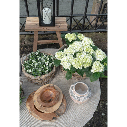 Menorca Tæppe - Menorca Tæppe, 100% genanvendt plastik, sand ø120 cm