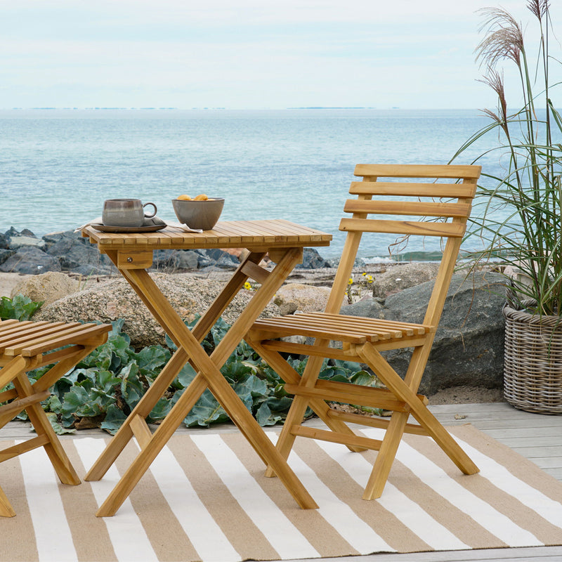 Pina Tæppe  - Tæppe, 100% genanvendt plast, beige/off white 140x200 cm