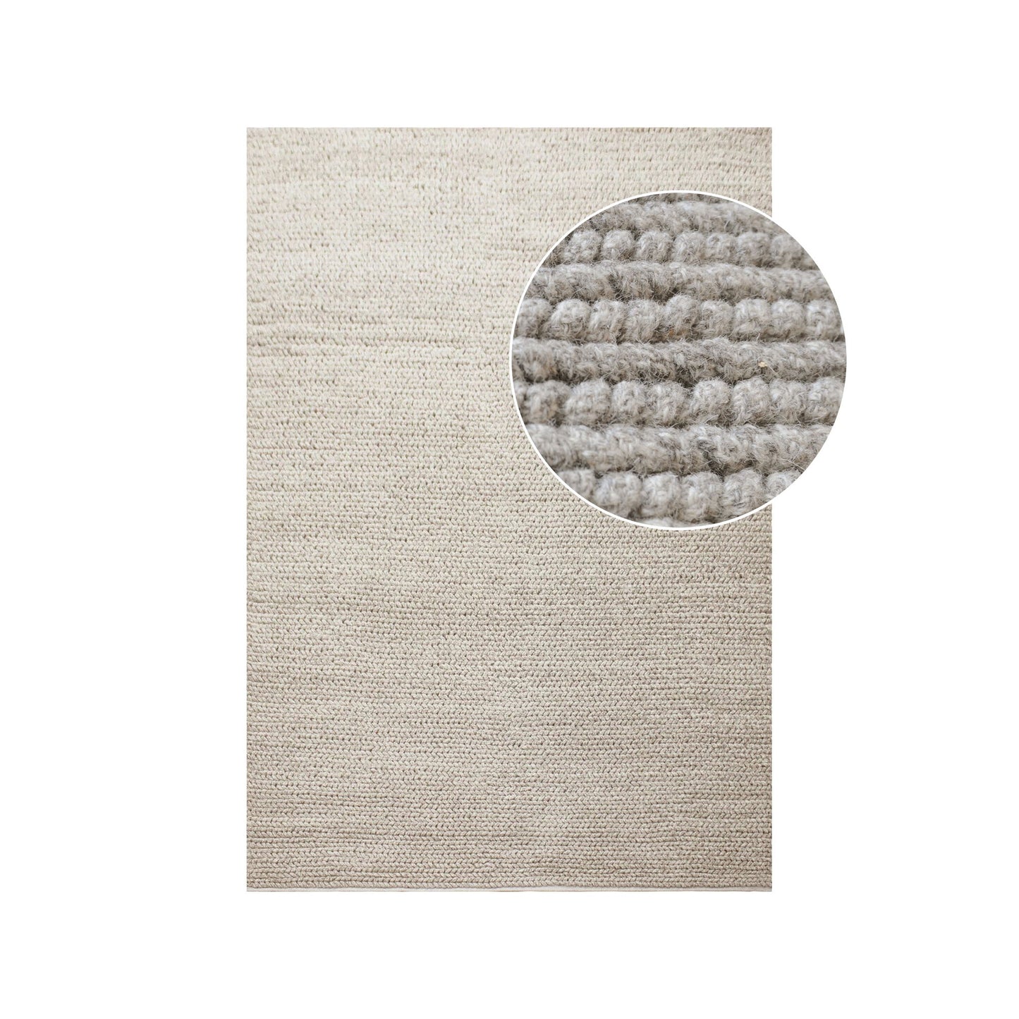 Mandi Tæppe - Tæppe, håndvævet, natur 160x230 cm