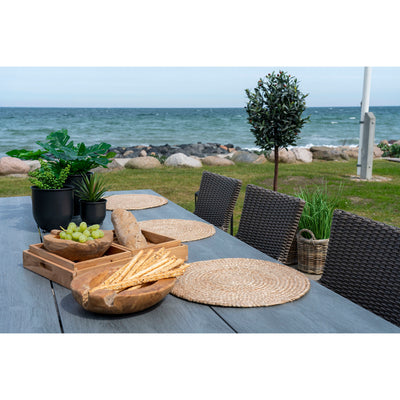 Bombay Dækkeservietter, sæt af 4 - Dækkeservietter, flettet jute, natur ø38 cm, sæt af 4