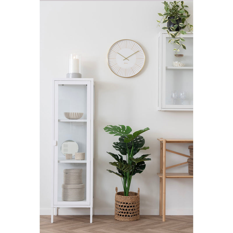 Bordspejl - Bordspejl, travertin, natur ø18x18 cm