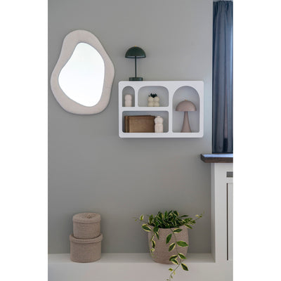 Bosa Spejl - Spejl, teddy, hvid 46,5x61 cm