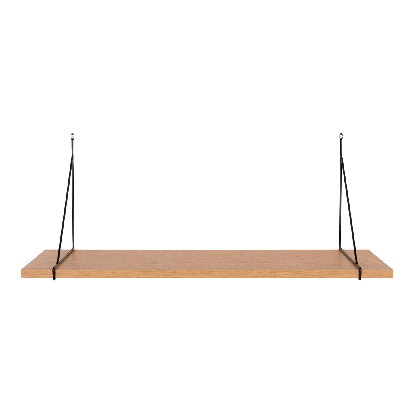 Chiba Væghylde - Væghylde, askefiner, sort metal stel 80x29 cm