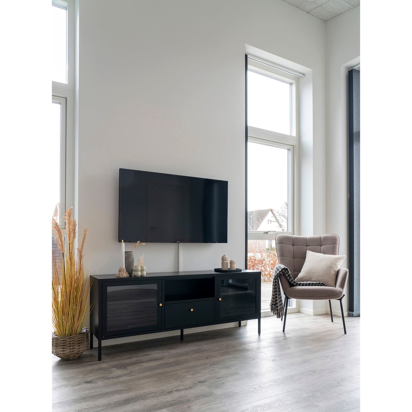 Pulo Kurve - Kurve, kubu rattan, natur sæt af 2