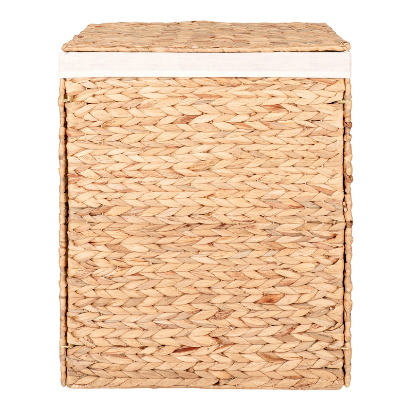 Passo Vasketøjskurv - Vasketøjskurv, vandhyacint, natur, 43x32x55 cm