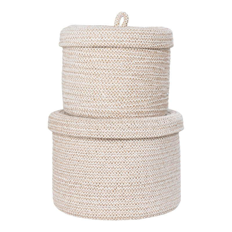Sebal Kurve - Kurve, bomuld, beige, sæt af 2