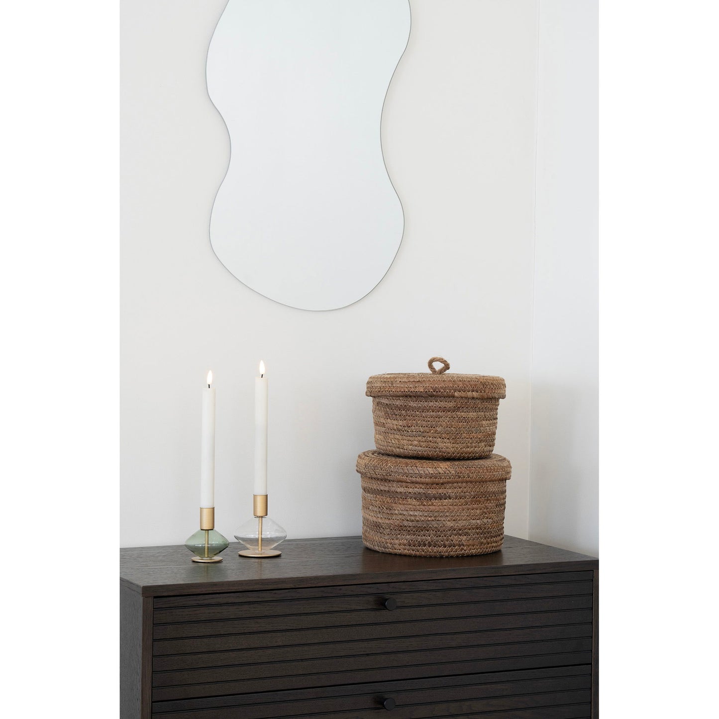 Desio Kurve - Kurve, bananflet, natur, sæt af 2