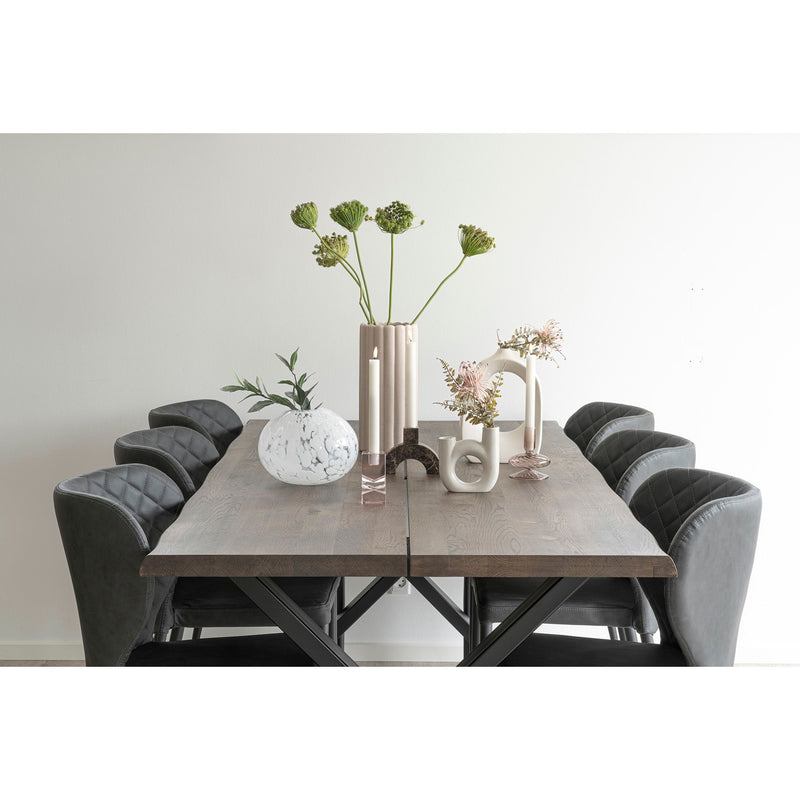 Vase - Vase, mundblæst glas, ø22x17 cm