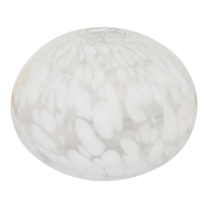 Vase - Vase, mundblæst glas, ø22x17 cm