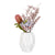 Vase - Vase, keramik, beige, 19,5x19,5x26 cm